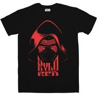Star Wars The Force Awakens T Shirt - Kylo Ren Red Head
