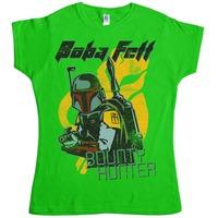 Star Wars Womens - Distressed Boba Fett T Shirt