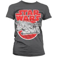 Star Wars Womens T Shirt - Millennium Falcon Yeee Haw