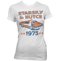 starsky and hutch womens t shirt distressed 1975