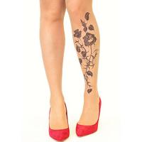 stop and stare black roses tights