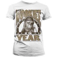 Star Wars Womens T Shirt - Chewbacca Wookie Of The Year