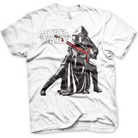 Star Wars The Force Awakens T Shirt - Kylo Ren With Lightsaber