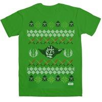 Star Wars T Shirt - Yoda Fair Isle