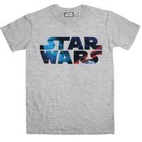 Star Wars T Shirt - Space Logo