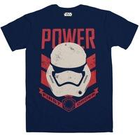 Star Wars The Force Awakens T Shirt - Strom Trooper Power