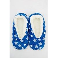 Star Printed Sock Slippers