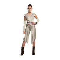 Star Wars Women\'s Deluxe Rey Fancy Dress - S