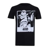 star wars rogue one mens trooper polaroid t shirt black l