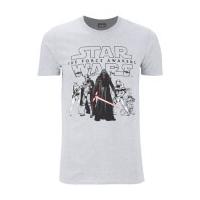 star wars mens the first order t shirt grey s