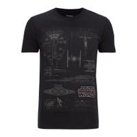 star wars mens fleet schematic t shirt black s