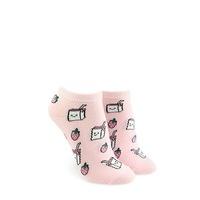 Strawberry Graphic Ankle Socks