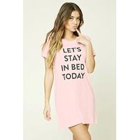 Stay In Bed Graphic Nightdress