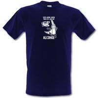 step aside coffee this is a job for alcohol male t shirt
