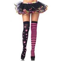 Stars & Stripes Thigh Highs - Size: One Size