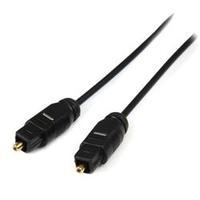 startechcom 15 ft thin toslink digital optical spdif audio cable