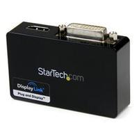 StarTech.com USB 3.0 to HDMI and DVI Dual Monitor External Video Card Adapter