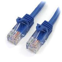 StarTech.com 10 ft Cat5e Blue Snagless RJ45 UTP Cat 5e Patch Cable - 10ft Patch Cord