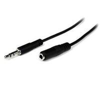 startechcom 1m slim 35mm stereo extension audio cable mf