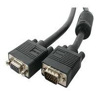 startechcom 15m coax high resolution monitor vga video extension cable ...