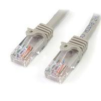 startechcom 10 ft cat5e gray snagless rj45 utp cat 5e patch cable