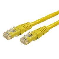 StarTech.com 7 ft Cat 6 Yellow Molded RJ45 UTP Gigabit Cat6 Patch Cable