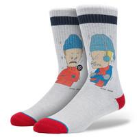 stance snot sickle socks grey