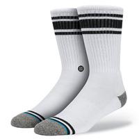 stance white out socks black