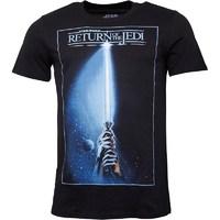 Star Wars Lightsaber Jedi Mens T-Shirt Black