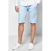 Stretch Chino Shorts - pale blue