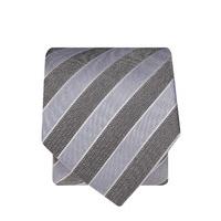 Steel And Lt. Blue Stripe 100% Silk Tie