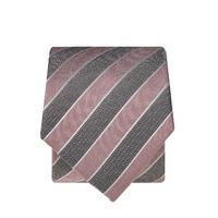 Steel And Rose Stripe 100% Silk Tie