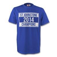 st johnstone 2014 champions tee blue