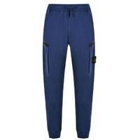 stone island logo jogging bottoms