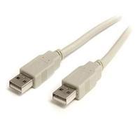 StarTech.com 6 ft Beige A to A USB 2.0 Cable - M/M