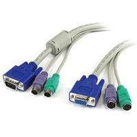 startechcom 25 ft 3 in 1 ps2 kvm extension cable