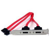 startechcom 2 port sata to esata slot plate bracket