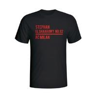 Stephen El Shaarawy Ac Milan Squad T-shirt (black)