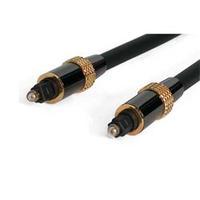 startechcom premium digital audio cable optical spdif 61 m tos link