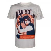 star wars vintage han solo im in it for the money rock poster xx large ...
