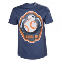 Star Wars VII The Force Awakens BB-8 Astromech Droid & Stars X-Large T-Shirt