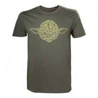 Star Wars Yoda Word Play Small Green T-Shirt