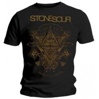 stone sour pyramid mens large t shirt black