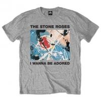 stone roses adored mens grey t shirt large