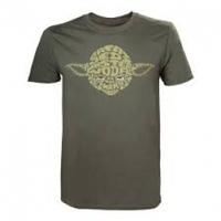 Star Wars Yoda Word Play X-Large Green T-Shirt