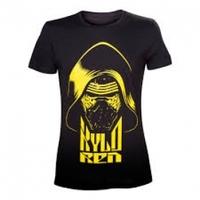 Star Wars VII The Force Awakens Kylo Ren Yellow Face Large T-Shirt