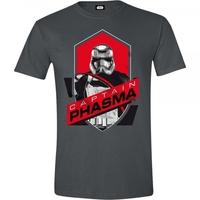 Star Wars VII Mens The Force Awakens Captain Phasma Shield XX-Large T-Shirt