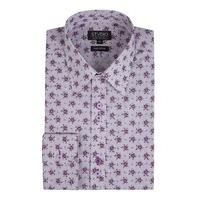 studio lilac floral stripe tailored fit shirt 19 lilac