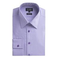 studio lilac mini gingham tailored fit shirt 16 lilac