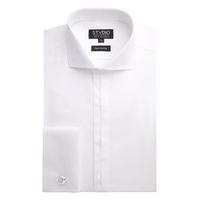 Studio White Poplin Regular Fit Shirt 16.5 White